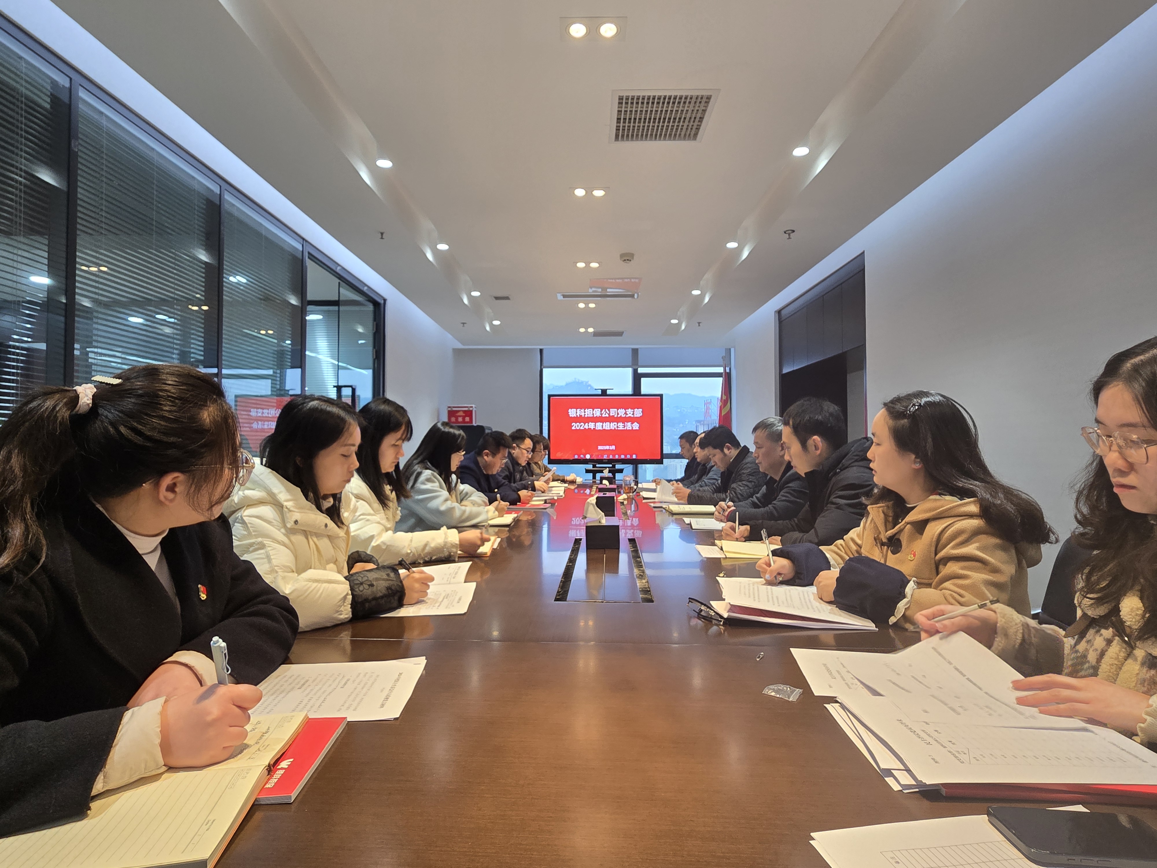 银科党支部组织召开2024年度组织生活会